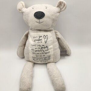 DEMDACO Celebration Bear Bless You Precious Child Poetic Bear Plush Stuffed 22"